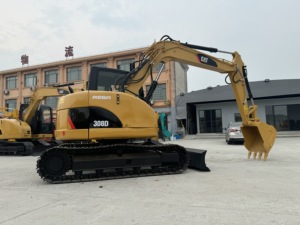 Mini-excavatrice Caterpillar 308D d'occasion, 8 tonnes, japonaise, Cat308 d'occasion, Cat 308D d'origine, en vente chaude - Product Image 3