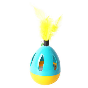 Jouet interactif pour <span class=keywords><strong>chat</strong></span> en forme de plume, en PP écologique, style dessin animé, avec boule auto-rotative et <span class=keywords><strong>distributeur</strong></span> de friandises, vente en gros - Product Image 5