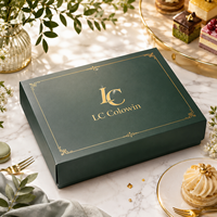 Boîte cadeau de dattes de qualité supérieure, emballage rigide de luxe avec insert de qualité alimentaire pour les cadeaux du Ramadan et de l'Aïd