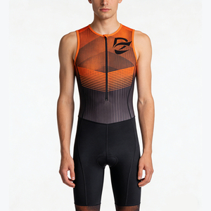 Combinaison de <span class=keywords><strong>triathlon</strong></span> en polyester personnalisée à séchage rapide, best-seller, avec logo imprimé, pour hommes, femmes, athlètes et triathlètes amateurs - Product Image 1