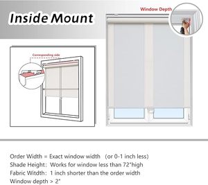 Kích thước tùy chỉnh chất lượng cao thông minh không dây Con lăn Rèm Con lăn Shades với giá cả cạnh tranh - Product Image 3