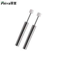 Amortisseur de porte coulissante en acier inoxydable mat pour salle de bain et cuisine - Tampon hydraulique anti-collision personnalisable OEM