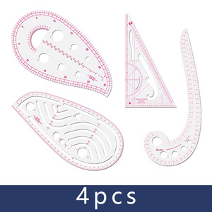 Bán Buôn Tự Làm Phong Cách May Pháp Đường Cong Cai Trị Thiết Lập Ăn Mặc Các Nhà Sản Xuất Cai Trị Rõ Ràng May Thợ May Mô Hình Làm May Cai Trị - Product Image 4