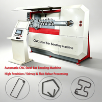 Machine de cintrage automatique de barres d'armature CNC homologuée CE, fournie directement par l'usine, pour le travail des barres d'armature dans la construction