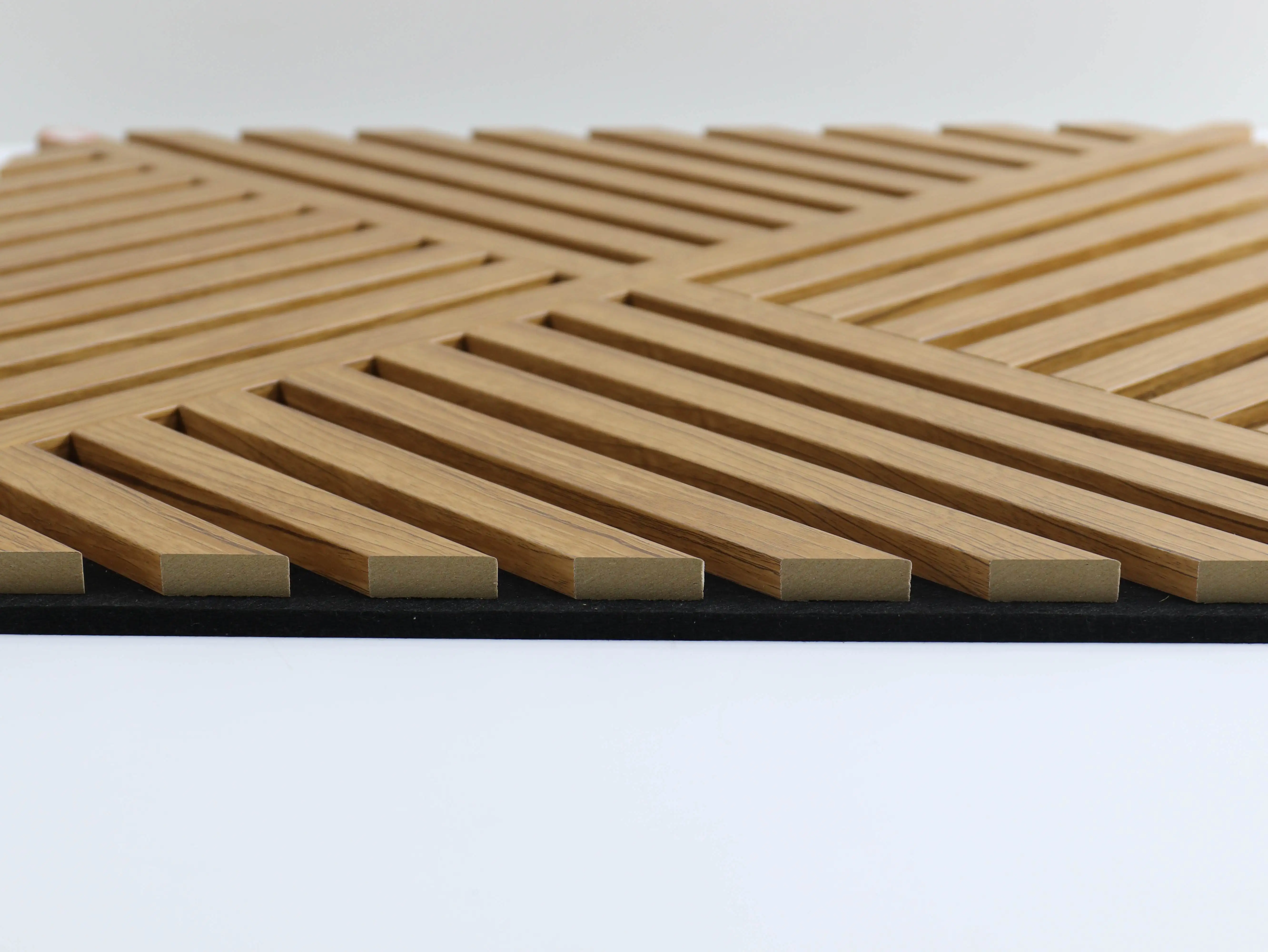 Acoustic Wooden Wall Panels Soundproof Wood Slat Acoustic Wall Panels Acoustic Panels With Strip