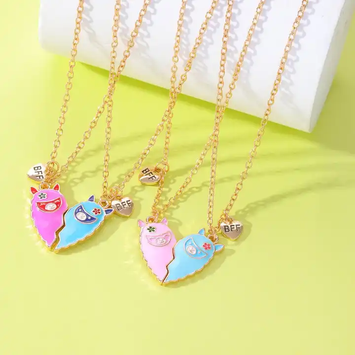 Big Sis & Lil Sis Gifts Valentine Heart Necklace Set, 2 Sister Necklaces  for Teens & Girls Big & Little Sisters Love Jewelry Presents Daughters,  Granddaughters, Twins, Females (Turquoise Color) - Walmart.com