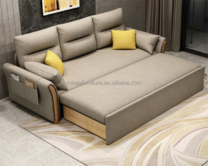 Sofá <span class=keywords><strong>cama</strong></span> <span class=keywords><strong>plegable</strong></span> Simple, sofá <span class=keywords><strong>cama</strong></span> elástico extensible, sala de estar, dormitorio, espacio de almacenamiento multifuncional, sofá <span class=keywords><strong>cama</strong></span> - Product Image 3