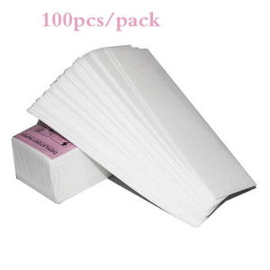 <span class=keywords><strong>Bande</strong></span> de <span class=keywords><strong>cire</strong></span> épilation bandes d'épilation tissu non tissé corps <span class=keywords><strong>jambe</strong></span> bras sourcil cheveux enlever <span class=keywords><strong>cire</strong></span> papier rouleaux outil de beauté - Product Image 2
