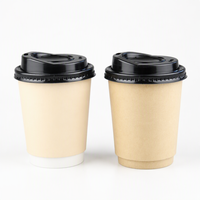 Gobelets en papier personnalisés pour café, jetables, à paroi simple, pour café et jus, avec logo personnalisé et impression offset