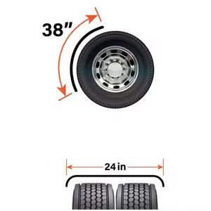 <span class=keywords><strong>Pino</strong></span> 38 x 24 pouces, garde-boue en acier inoxydable, super longs, avec montage triangulaire - Product Image 6