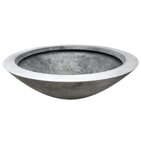 Ventes Flash Usine : Jardinières Modernes de Luxe en Fibre de Verre et Ciment, Grandes et Durables pour l'Extérieur, Finition Sculptée à la Main, Taille Personnalisée