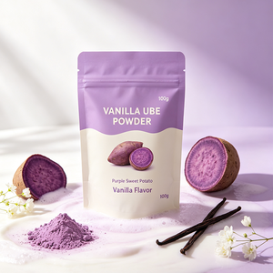 OEM/ODM Eigenmarke Vanille <span class=keywords><strong>UBE</strong></span> Lila Yams-Pulver 100g Beutel Philippinisches Lila Yams-Pulver Vanille <span class=keywords><strong>UBE</strong></span> - Product Image 5