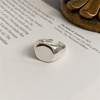 Ada Jewelry Anillo de Plata de Ley 925 para Mujer, Estilo Coreano, Acabado Liso, Anillo de Eternidad, Venta al por Mayor