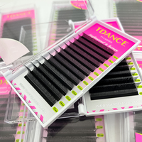 Extensions de cils synthétiques en forme de Y, faites à la main, effet tissé, faux cils en vison synthétique, TDANCE
