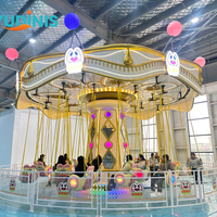Manège à sensations fortes populaire pour parcs d'attractions, jeu rotatif pour enfants et adultes, chaise volante à tête oscillante de luxe pour extérieur et intérieur, à vendre