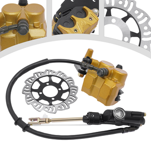 Kit <span class=keywords><strong>de</strong></span> <span class=keywords><strong>frein</strong></span> hydraulique MotoCross Dirt <span class=keywords><strong>Bike</strong></span> <span class=keywords><strong>Pocket</strong></span> <span class=keywords><strong>Bike</strong></span> Kit d'étrier <span class=keywords><strong>de</strong></span> <span class=keywords><strong>frein</strong></span> à disque arrière <span class=keywords><strong>Frein</strong></span> à disque hydraulique 49-125cc 4 temps - Product Image 2