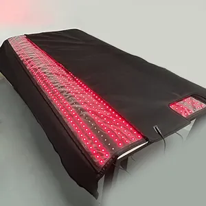 Manta de cama de terapia de luz roja de cuerpo completo 360, bolsa de luz LED para aliviar el dolor, estera de terapia roja, terapia de luz infrarroja cercana