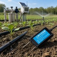 Sensor pH Tanah RS485 4-20mA Probe Rentang 3-9pH Alat Analisa Irigasi Pertanian Pengukur pH Tanah untuk Pertanian