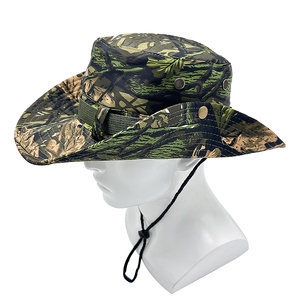 Ngoài Trời Đi Bộ Đường Dài Hai Mặt Ngụy Trang Mô Hình Cây Ngư Dân Mũ Không Thấm Nước Rộng Brim Có Thể Đảo Ngược Xô <span class=keywords><strong>Hat</strong></span> Cho Nam Giới Phụ Nữ - Product Image 5