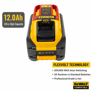 Baterai Pengganti Kompatibel dengan DEWALT DCB612 20V/60V FLEXVOLT 12.0Ah |   21700 Sel Baterai Output Tinggi |   Grosir Massal OEM - Product Image 6
