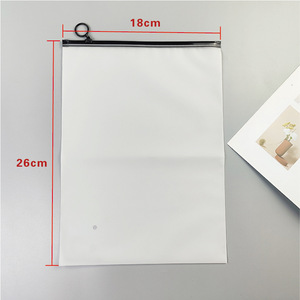 Wins Flying カスタムロゴ入り ジュエリーパッケージングプラスチックバッグ、<span class=keywords><strong>PVC</strong></span>クリアつや消しジュエリーポーチ、大きなイヤリング用小型ジッパーバッグ - Product Image 4