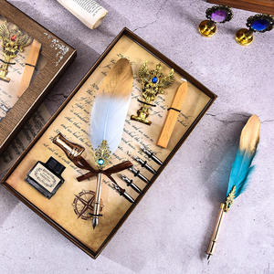 Exclusiva Pluma Estilográfica Retro Personalizable con Degradado Platino, Ideal para Regalos para Niños y Niñas - Product Image 3