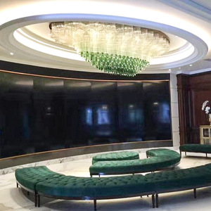 Đèn Vàng Đèn Chùm Pha Lê Trần lớn gắn ánh sáng nhà cho khách sạn biệt thự phòng khách - Product Image 4