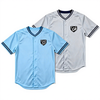 Camiseta Deportiva de Béisbol y Sóftbol Personalizada de Alta Calidad, Transpirable, de Poliéster, con Impresión Digital de Nombre, Número y Club del Jugador