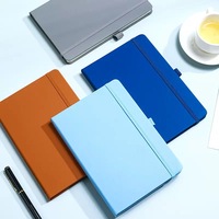 Cuaderno A5 de Tapa Dura de Cuero con Logotipo Personalizado, 80 Hojas, Grabado Láser, Set de Regalo con Bolígrafo
