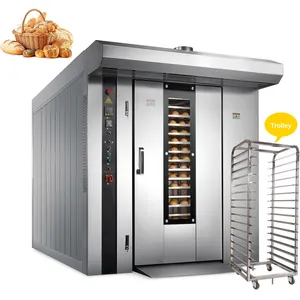 Professional Commercial Diesel 12 16 32 64 Tray Convection Oven Rotisserie Oven for Bakeries