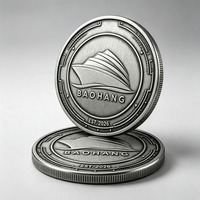 Pièces de monnaie commémoratives en métal, artisanat antique, placage brillant, moulage sous pression, cadeau d'honneur, plusieurs tailles et épaisseurs, durables
