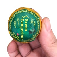 Xinhui Mandarin Grosir Kulit Jeruk Hijau Mentah Teh Pu'er 500g Teh Kesehatan Kelas Satu dalam Kantong Teh 4-5 Tahun Tua