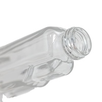 Bouteilles en verre personnalisées de 500ml en forme de pistolet pour liqueur spiritueux rhum Gin whisky vodka et tequila bouchon à vis scellé