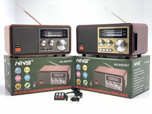 Hot bán cổ điển Retro đài phát thanh dài Antenna FM AM SW đa-band hộp gỗ không dây nhà đài phát thanh loa với USB TF khe cắm - Product Image 5