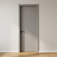 Porte d'entrée moderne pour maison, design de salle de bain intégrée, porte intérieure à âme pleine avec habillage, pour maison d'été