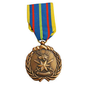 Personalizzato 3D leone Club medaglia in lega materiale zinco opaco Color oro Souvenir medaglie onorevoli per la placcatura di spilla - Product Image 3