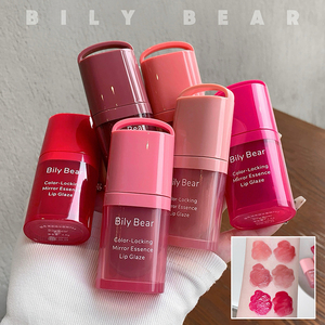 Bily Bear Lip Oil Tinted Glaze, Brillo Labial Coreano Altamente Pigmentado e Hidratante, No Pegajoso, con Acabado Dewy - Product Image 2