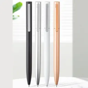 Penna regalo Premium in metallo con penna a sfera personalizzata con Logo stampato Set regalo squisito penna tortuosa boligrafo