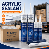 Mastic acrylique gris pour entrepreneur, remplissage de joints, peignable, lisse, pour plinthes, mastic acrylique élastique pour joints