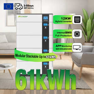 Sistema de Energía Solar Doméstico con Batería de Iones de Litio de 50Kwh, 60Kwh, 80KWH, Versión Europea Trifásica Híbrida de 48V con BMS y 10 Años de Garantía - Product Image 4