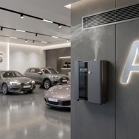 Diffuseur d'arômes électrique intelligent sans eau, 280 ml, avec écran numérique, contrôle Wi-Fi via application, écologique