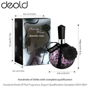 Perfume Femenino Rose Black Lace, Elegante y Fresco, con Aroma Frutal y Floral, Perfume Romántico para Mujer - Product Image 5