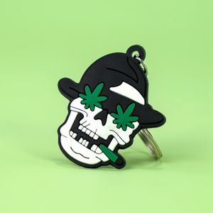 Bestseller ODM Schlüsselanhänger Deko PVC Schlüsselringe Großhandel Werbeartikel Kundenspezifische Bunte Blätter Accessoires Charms Bulk Wasserdicht - Product Image 3