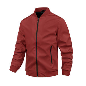 Veste de baseball ample pour homme, style coréen, coupe slim, couleur unie, veste de pilote Joker, légère, confortable et respirante, nouvelle collection automne. - Product Image 4