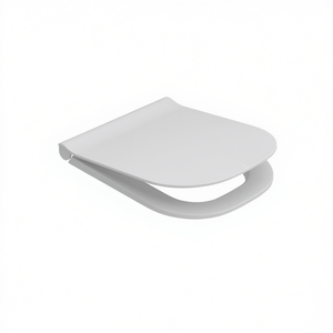 Asiento de Inodoro Termoestable con Cierre Suave MIRTO, Blanco, 48 cm de Largo, 38 cm de Ancho, 6 cm de Alto - Product Image 3