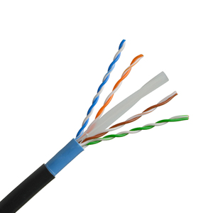 SIPU Ngoài Trời Cat6a Cáp Mạng Utp Ftp 305M Chức Năng Cáp Điện 23/24 Awg Đen - Product Image 3