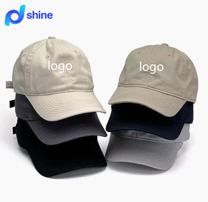 Gorra de Béisbol Europea y Americana de Algodón Puro, Estilo Oversize de 6 Paneles, Visera Curva, Protección Solar, Parte Superior Suave, Personalizable para Hombre y Mujer - Product Image 1
