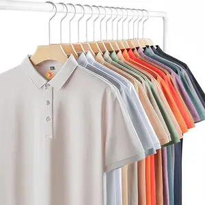 Custom short sleeve high quality oversized casual summer 100% organic cotton polo shirt for men