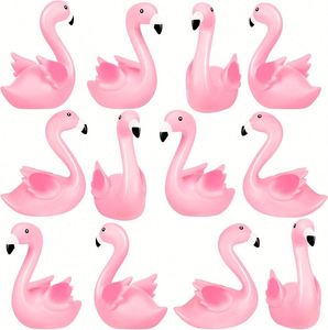Pink Flamingo Vinyl Duck <b>Bath</b> Plastic Children's Bathtub Toy Classroom Prizes and Cake Decoration for Foreign Trade - Product Image 4