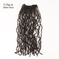 Extensions de cheveux humains 100% alignées sur les cuticules, tissage permanent doux, micro-dreadlocks, 6-18 pouces